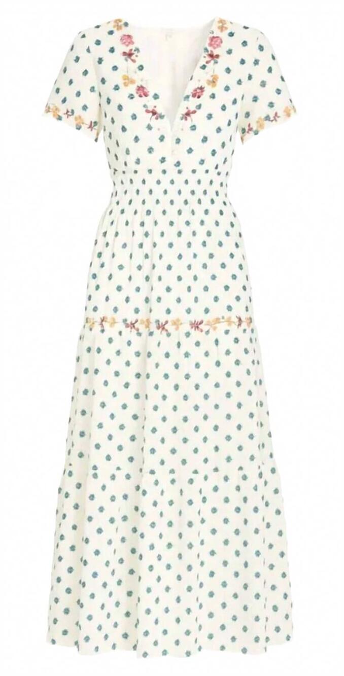 NEW ANOTHER LOVE women's parisa dress in white